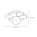 Lampada da soffitto a forma di fiore Cream Bloom
