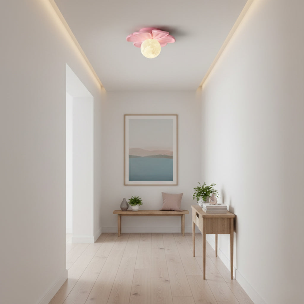 Lampada da soffitto a forma di fiore Cream Bloom