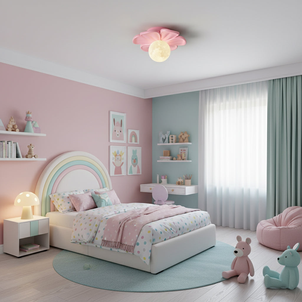 Lampada da soffitto a forma di fiore Cream Bloom