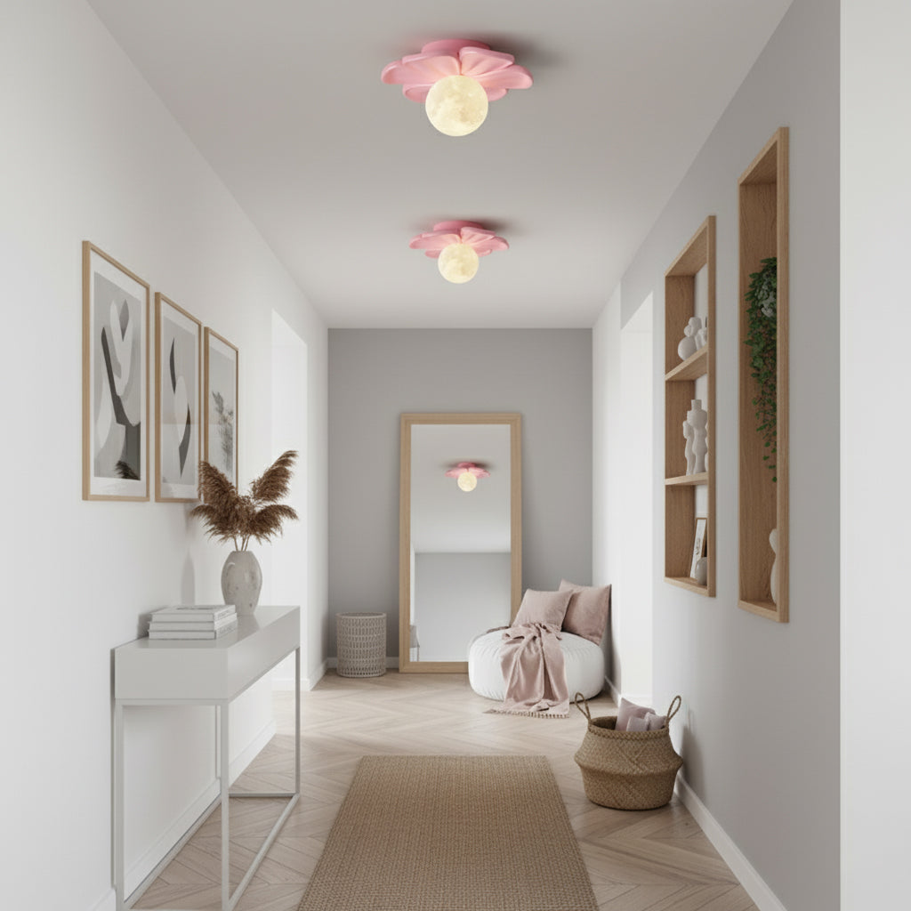 Lampada da soffitto a forma di fiore Cream Bloom