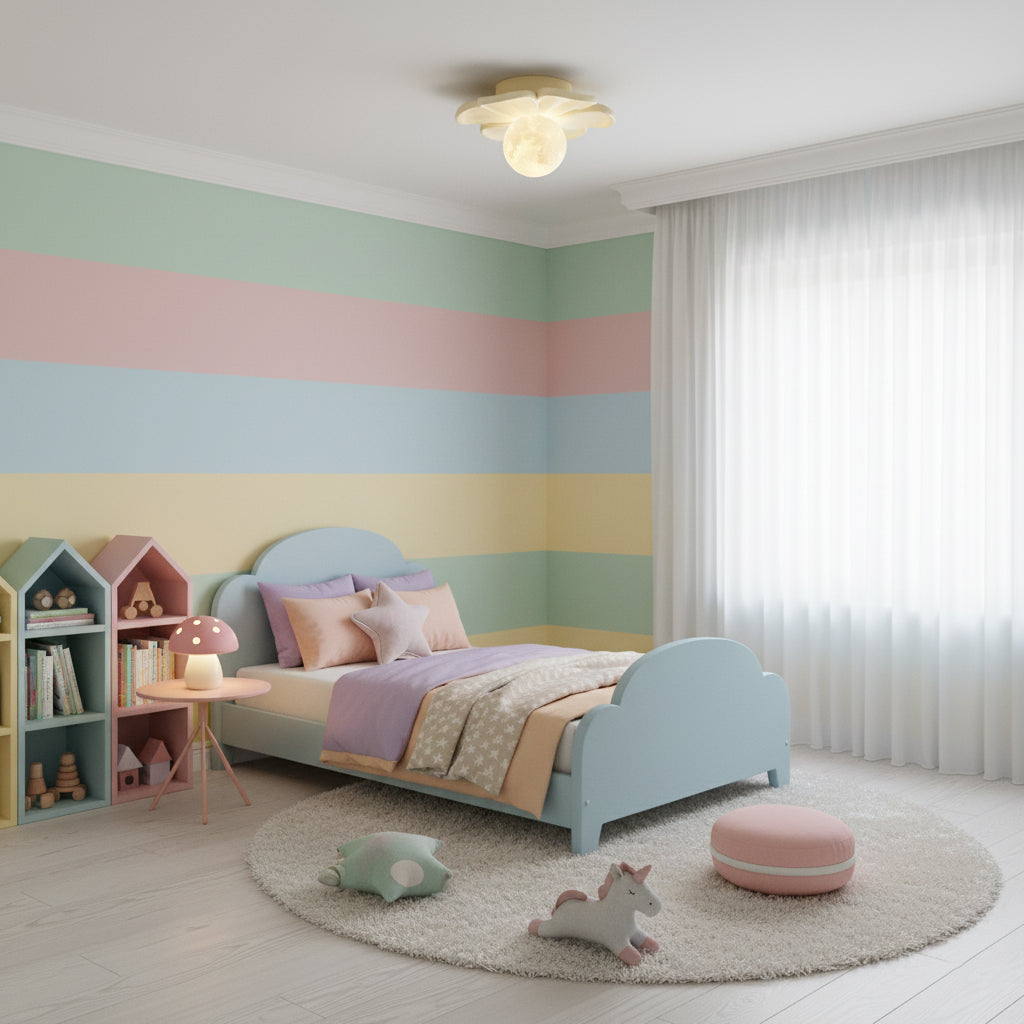 Lampada da soffitto a forma di fiore Cream Bloom