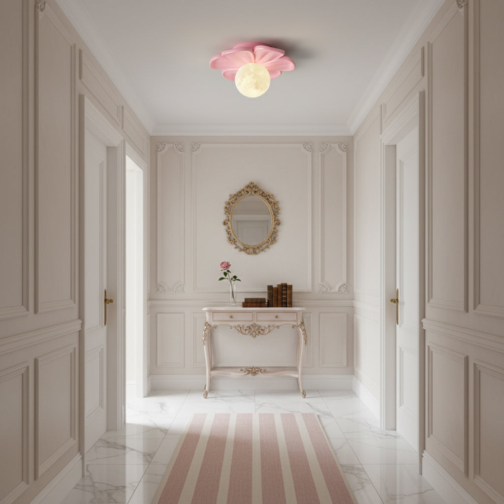 Lampada da soffitto a forma di fiore Cream Bloom