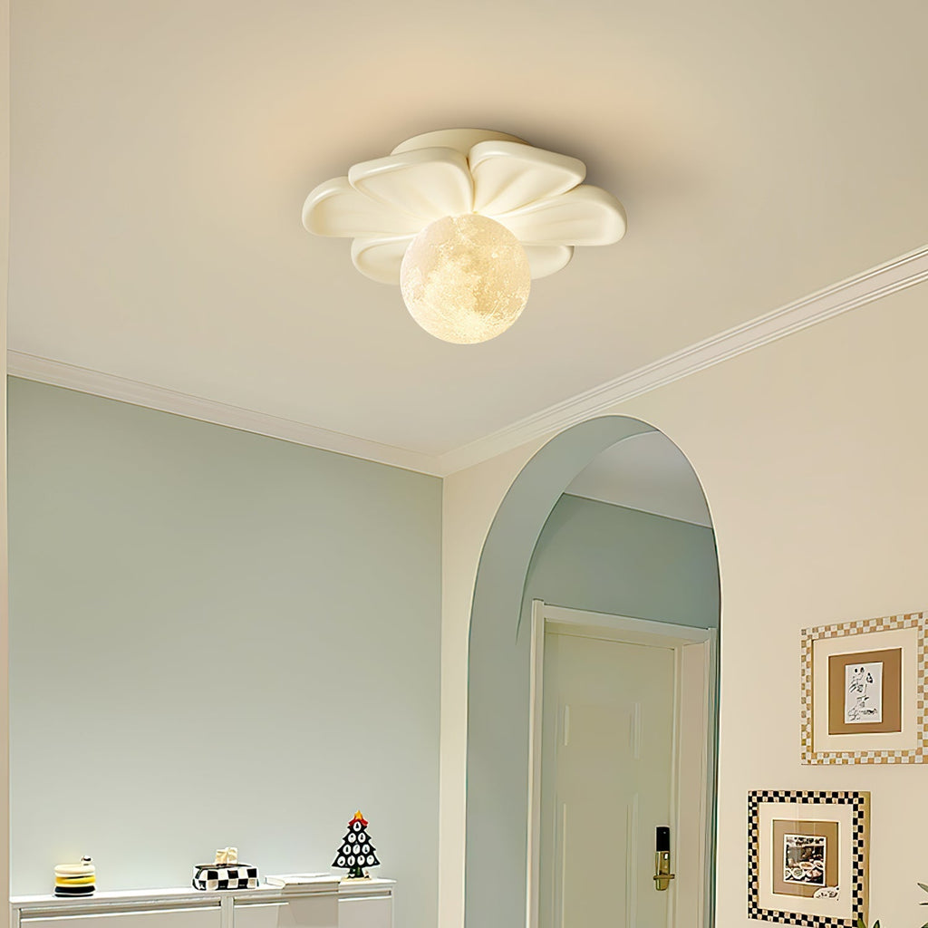 Lampada da soffitto a forma di fiore Cream Bloom