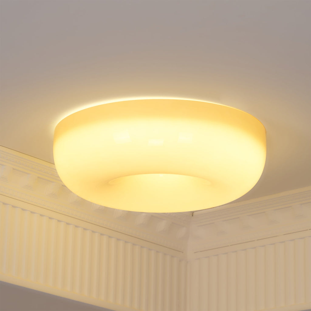 Lampada da Soffitto con Pulsante in Vetro