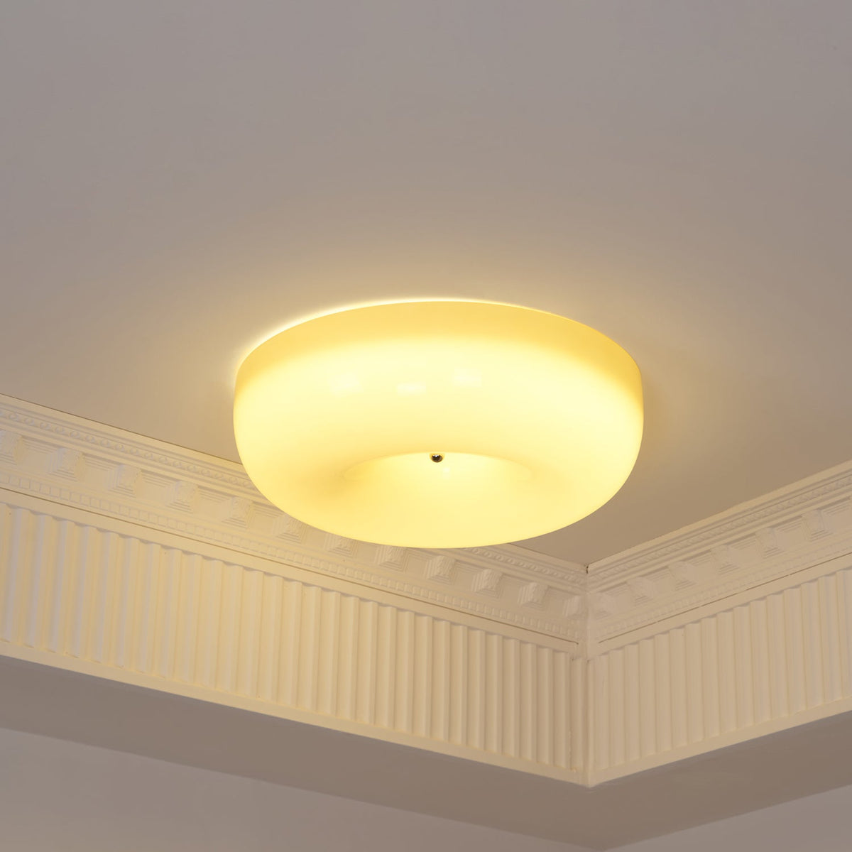 Lampada da Soffitto con Pulsante in Vetro