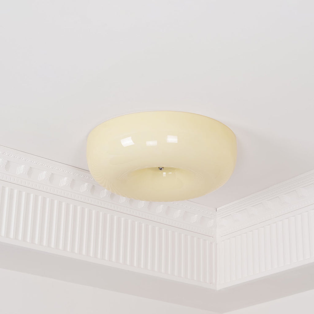 Lampada da Soffitto con Pulsante in Vetro