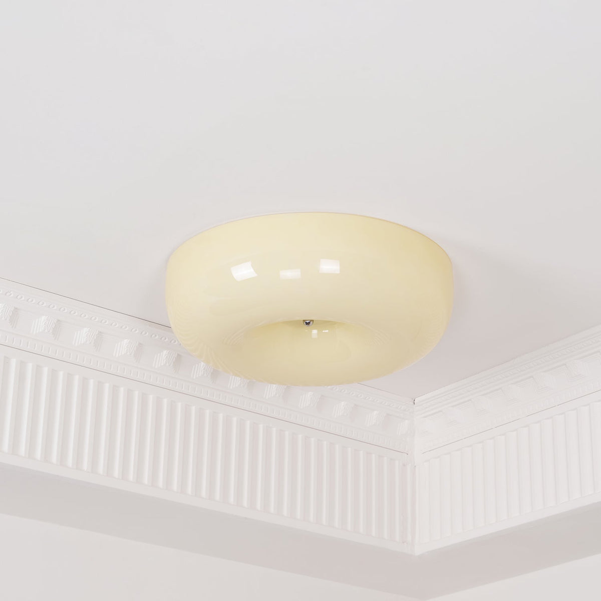 Lampada da Soffitto con Pulsante in Vetro