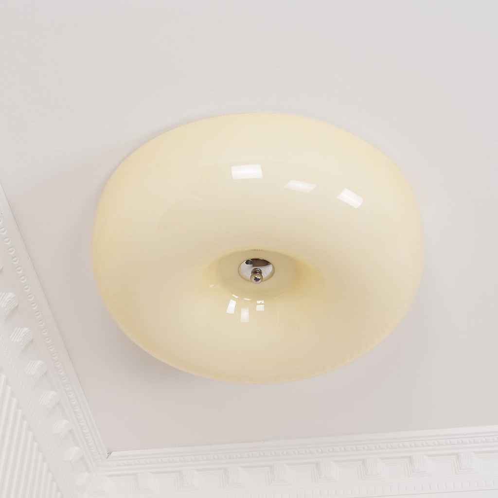 Lampada da Soffitto con Pulsante in Vetro