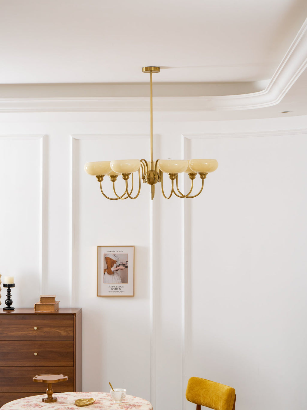 Lampadario Crema di Cachi