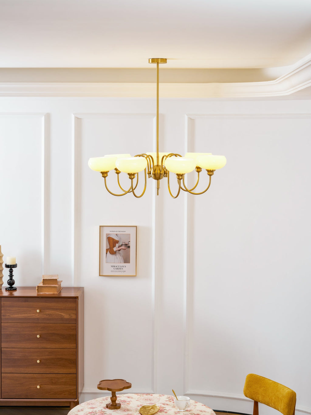 Lampadario Crema di Cachi