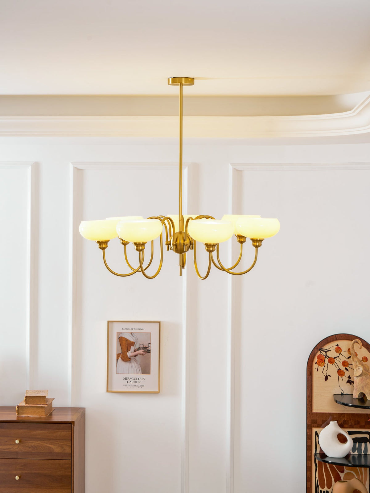 Lampadario Crema di Cachi