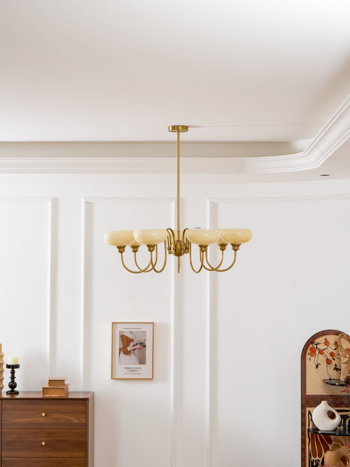 Lampadario Crema di Cachi