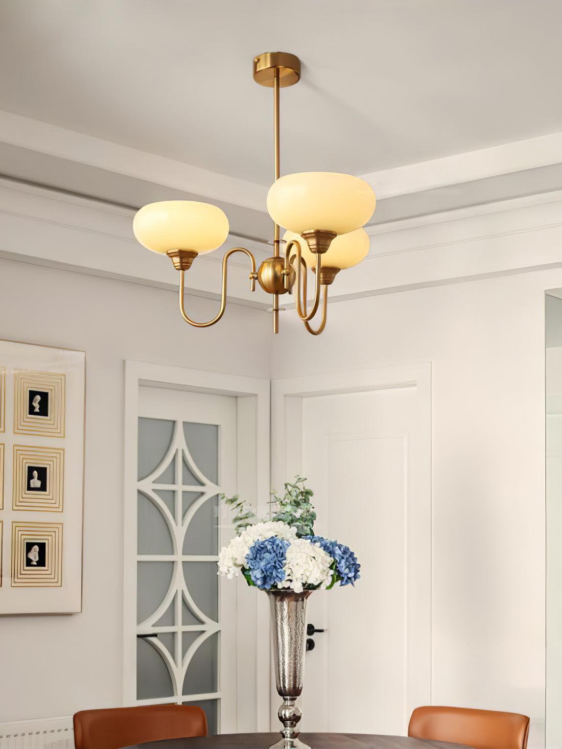 Lampadario Crema di Cachi