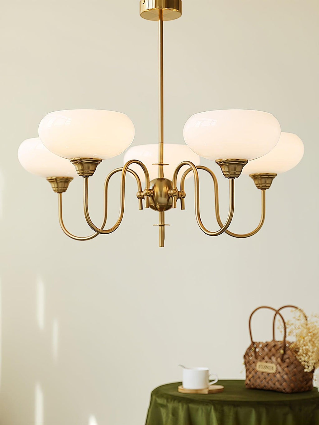Lampadario Crema di Cachi