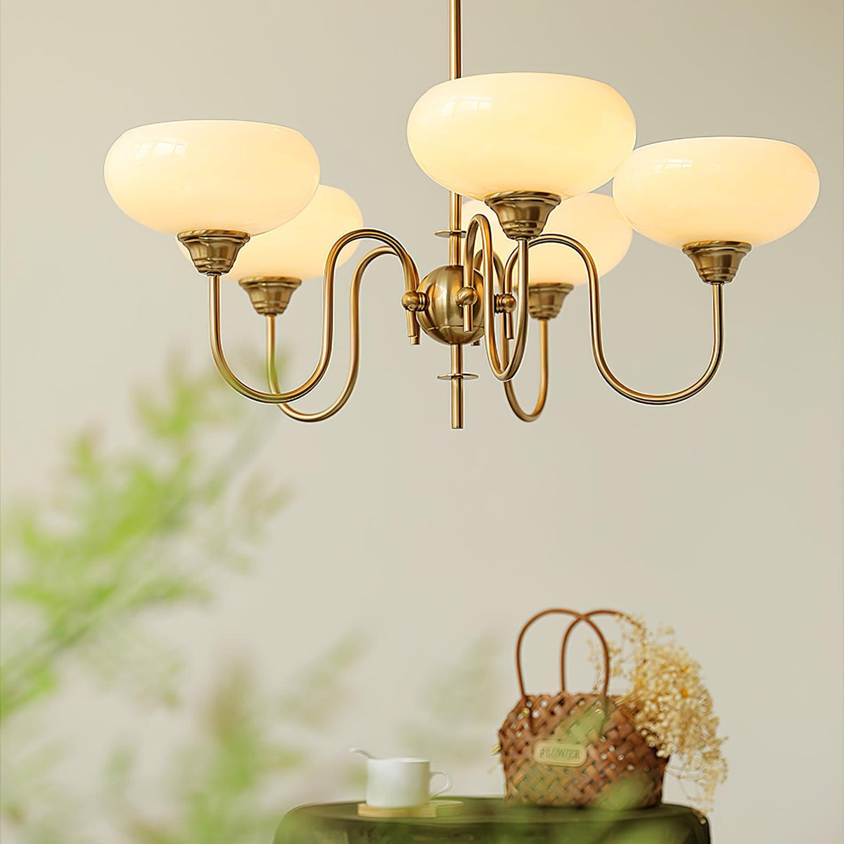 Lampadario Crema di Cachi