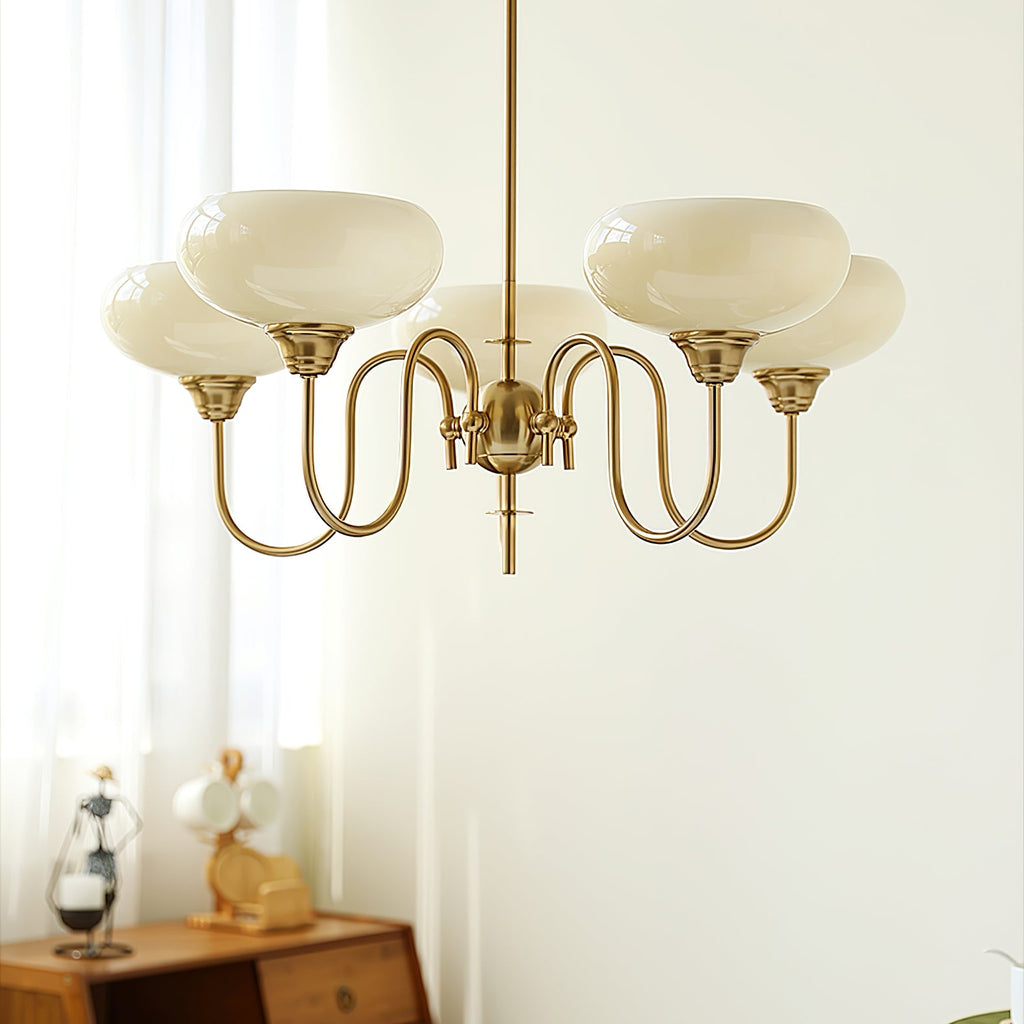 Lampadario Crema di Cachi