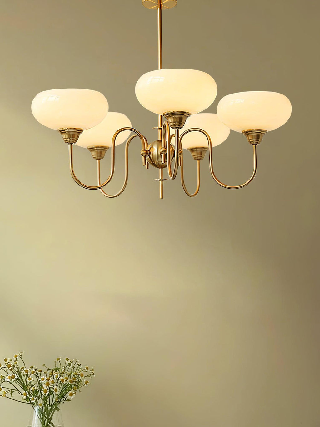 Lampadario Crema di Cachi