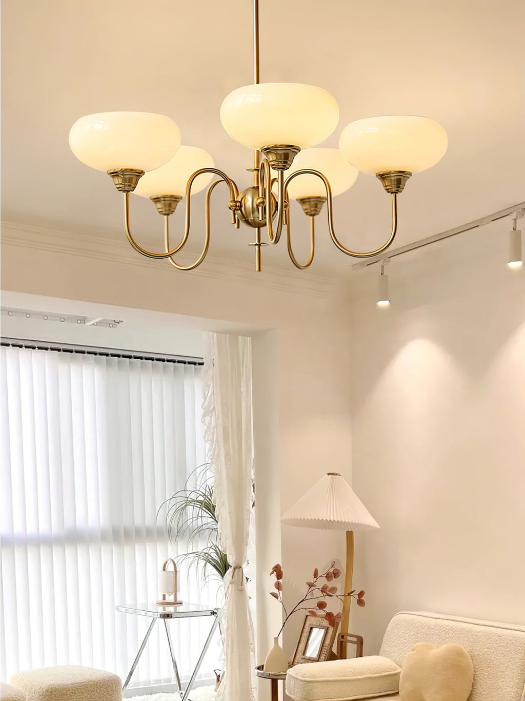 Lampadario Crema di Cachi