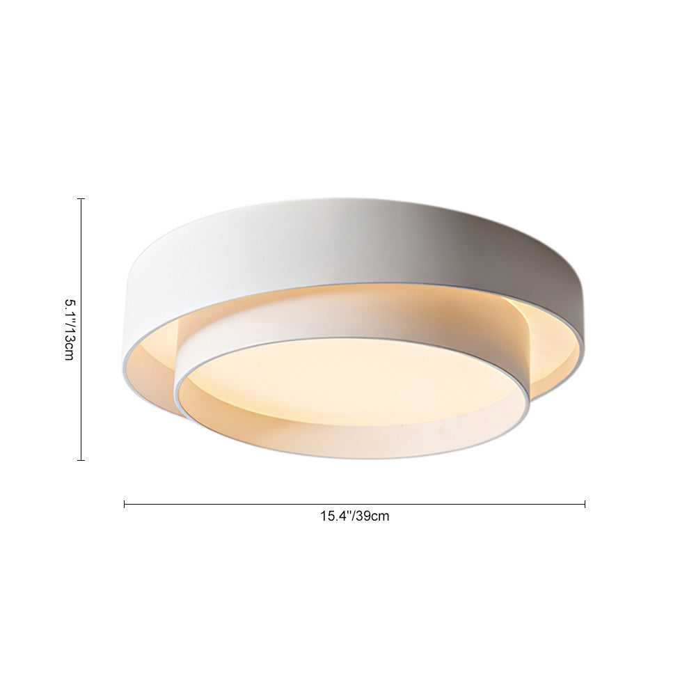 Lampada da soffitto a LED a cerchi concentrici creativi