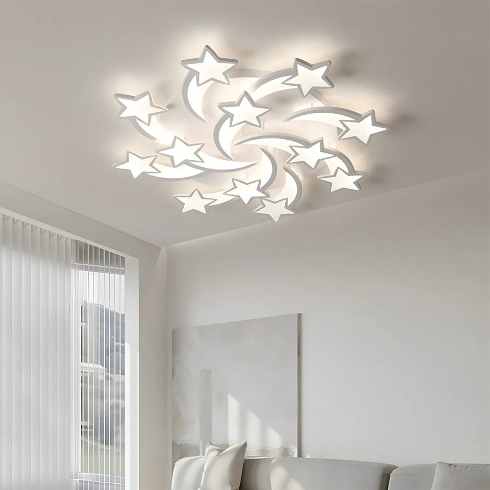 Design Moderno a Stelle Creativo Lampada da Soffitto