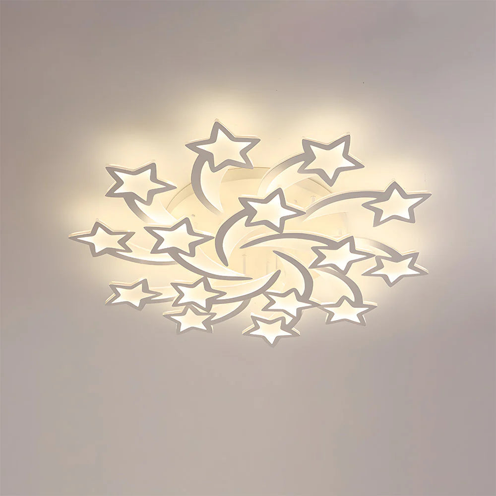 Design Moderno a Stelle Creativo Lampada da Soffitto