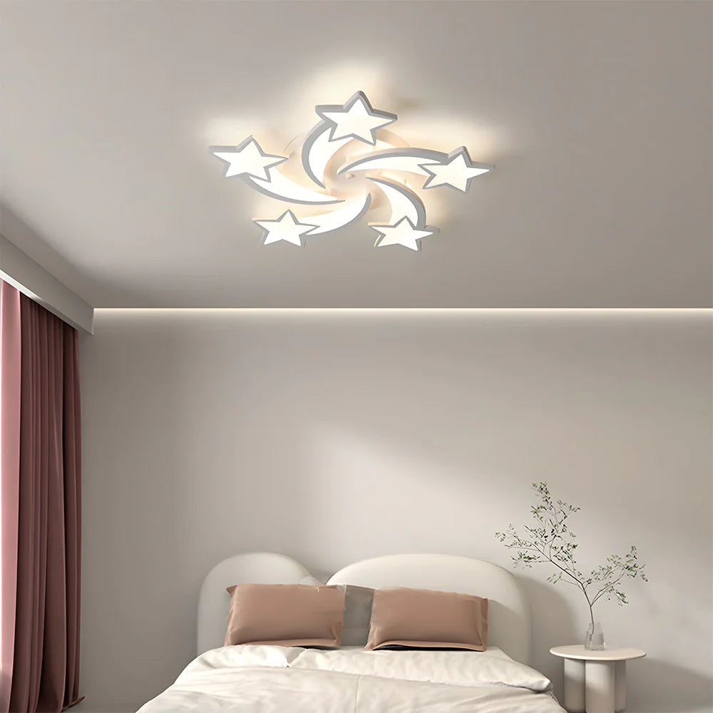 Design Moderno a Stelle Creativo Lampada da Soffitto