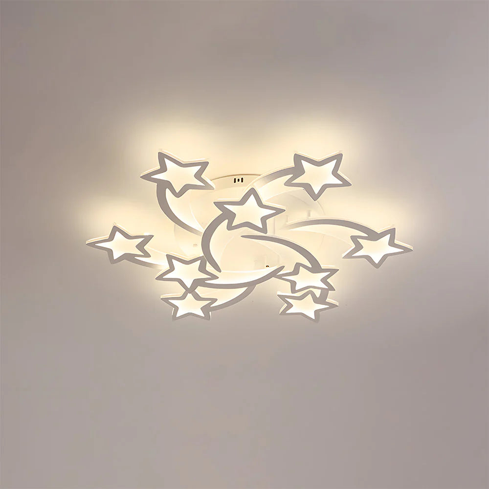 Design Moderno a Stelle Creativo Lampada da Soffitto