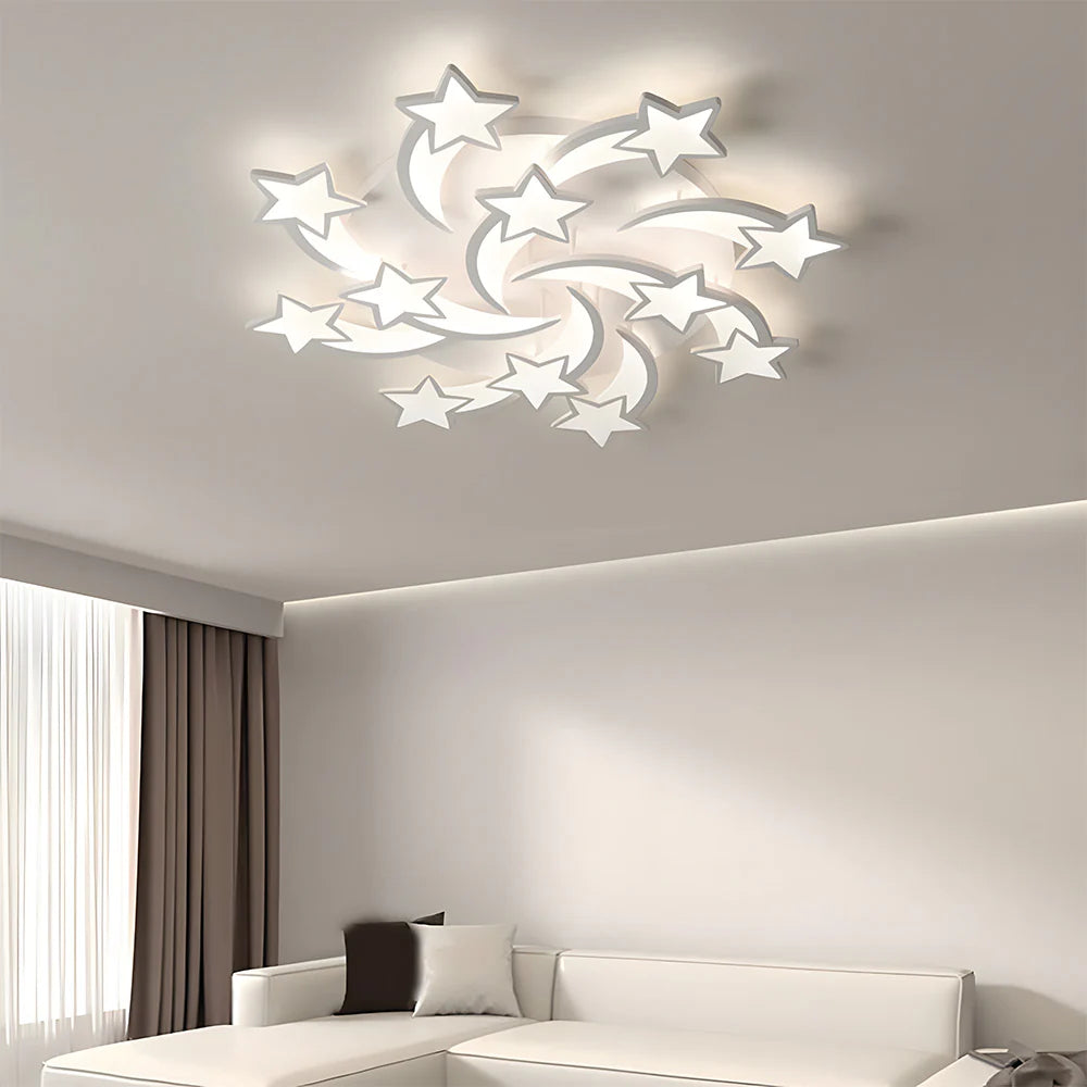 Design Moderno a Stelle Creativo Lampada da Soffitto