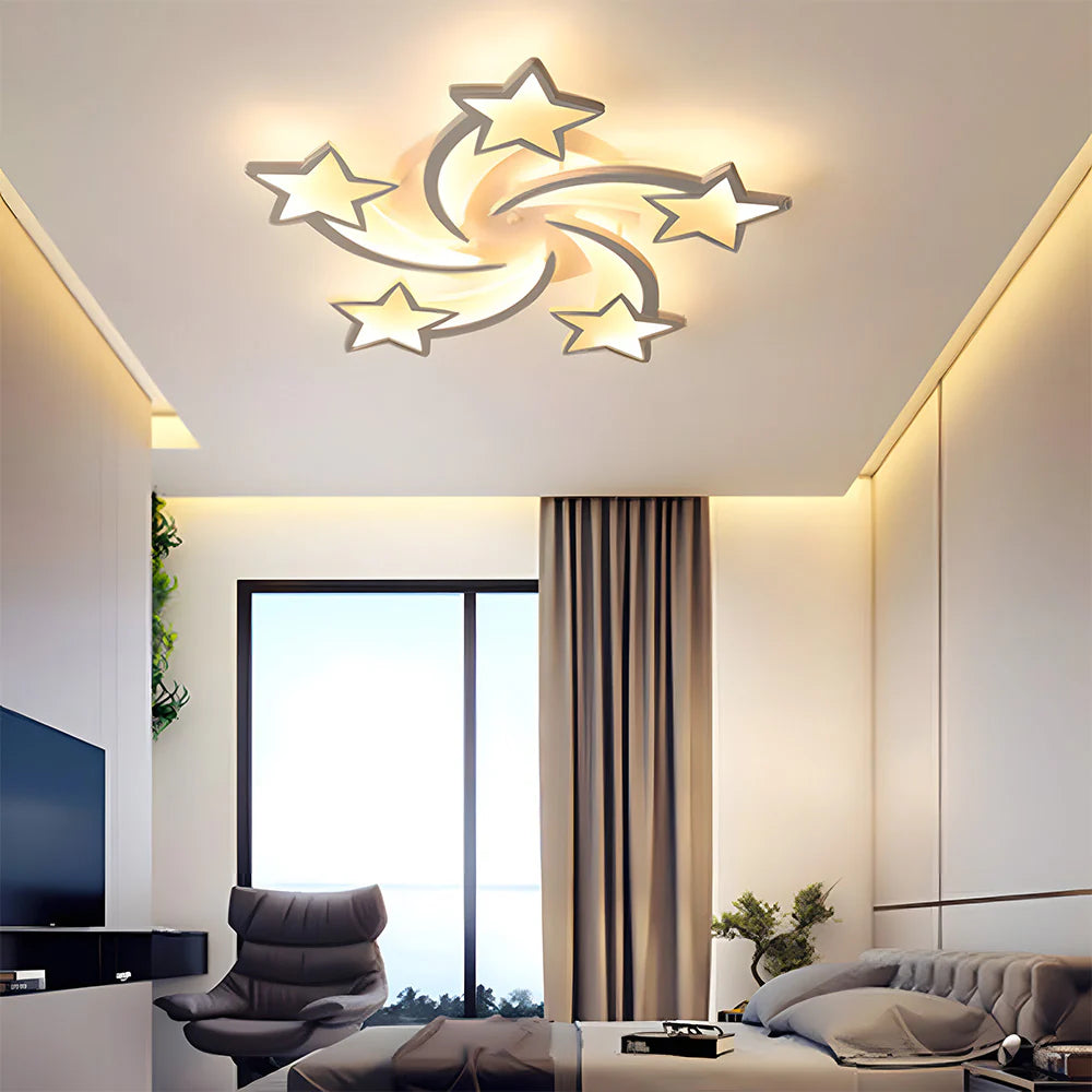 Design Moderno a Stelle Creativo Lampada da Soffitto