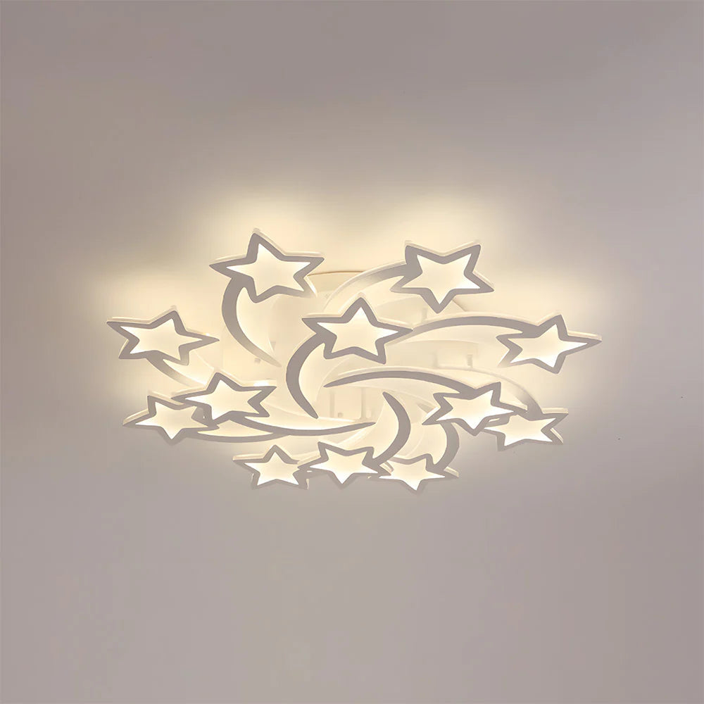Design Moderno a Stelle Creativo Lampada da Soffitto