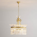 Candelabro Miles Chandelier in Stile Impero Francese di Lusso per Fattoria