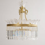 Candelabro Miles Chandelier in Stile Impero Francese di Lusso per Fattoria