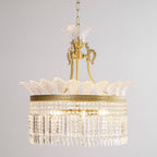 Candelabro Miles Chandelier in Stile Impero Francese di Lusso per Fattoria