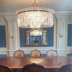 Candelabro Miles Chandelier in Stile Impero Francese di Lusso per Fattoria