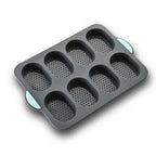 Stampo per Baguette in Silicone con Rivestimento Antiaderente – Stampo Flessibile per Pane
