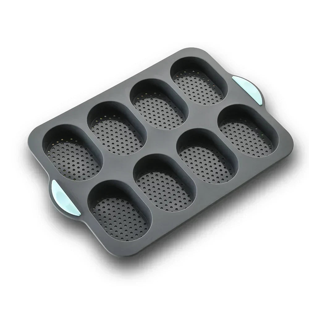 Stampo per Baguette in Silicone con Rivestimento Antiaderente – Stampo Flessibile per Pane