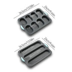 Stampo per Baguette in Silicone con Rivestimento Antiaderente – Stampo Flessibile per Pane