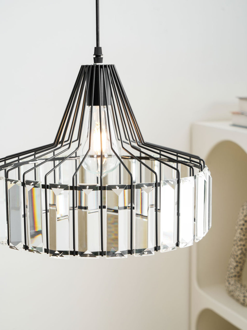 Lampada a sospensione Crystal Drum