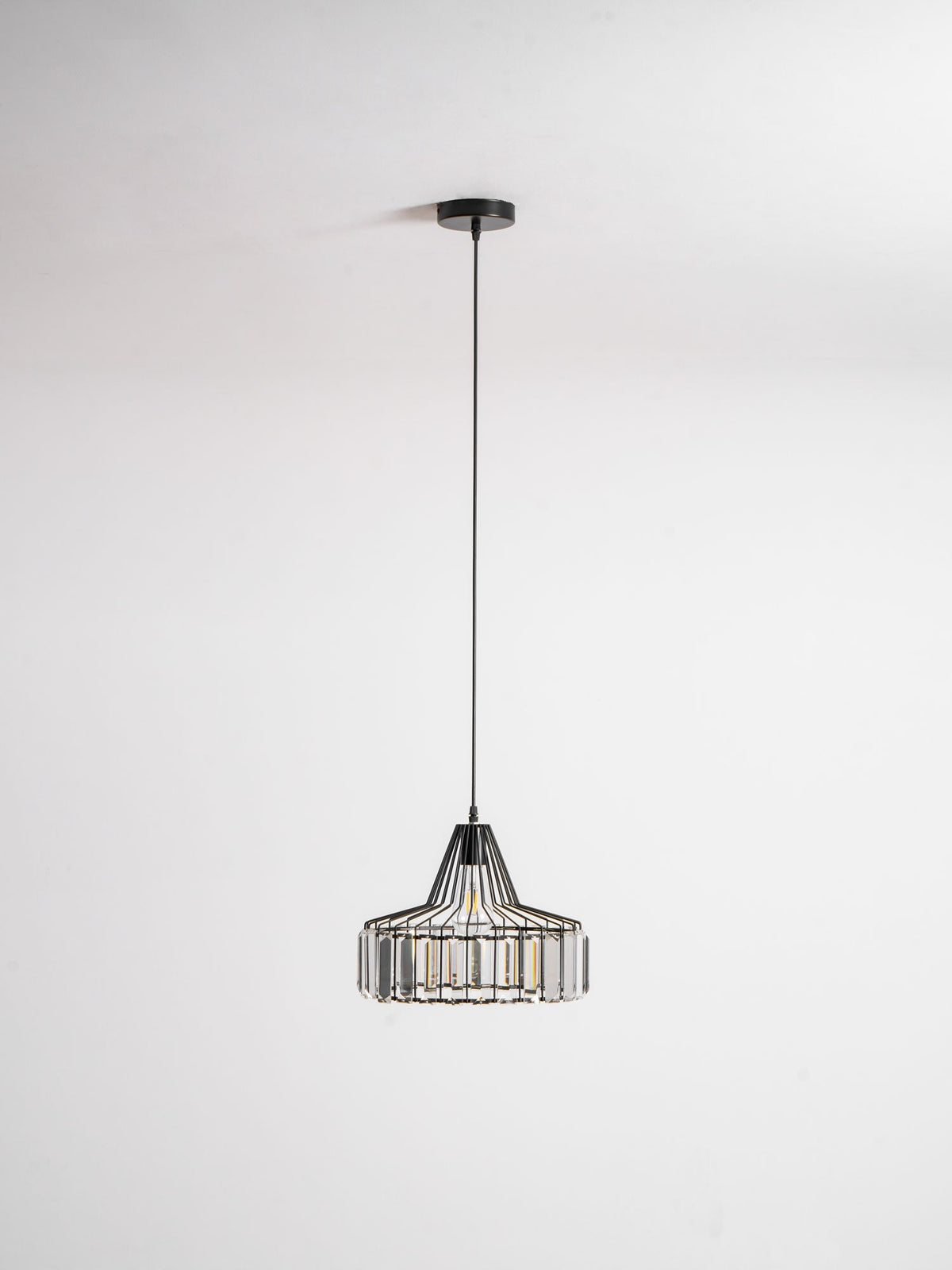 Lampada a sospensione Crystal Drum
