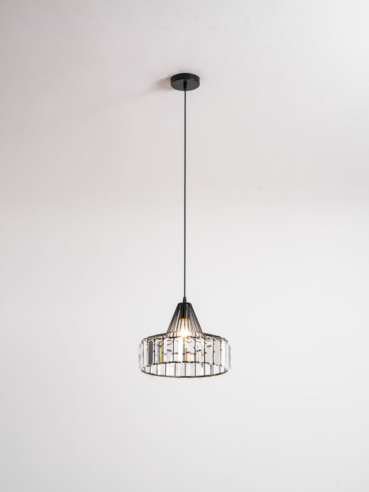 Lampada a sospensione Crystal Drum