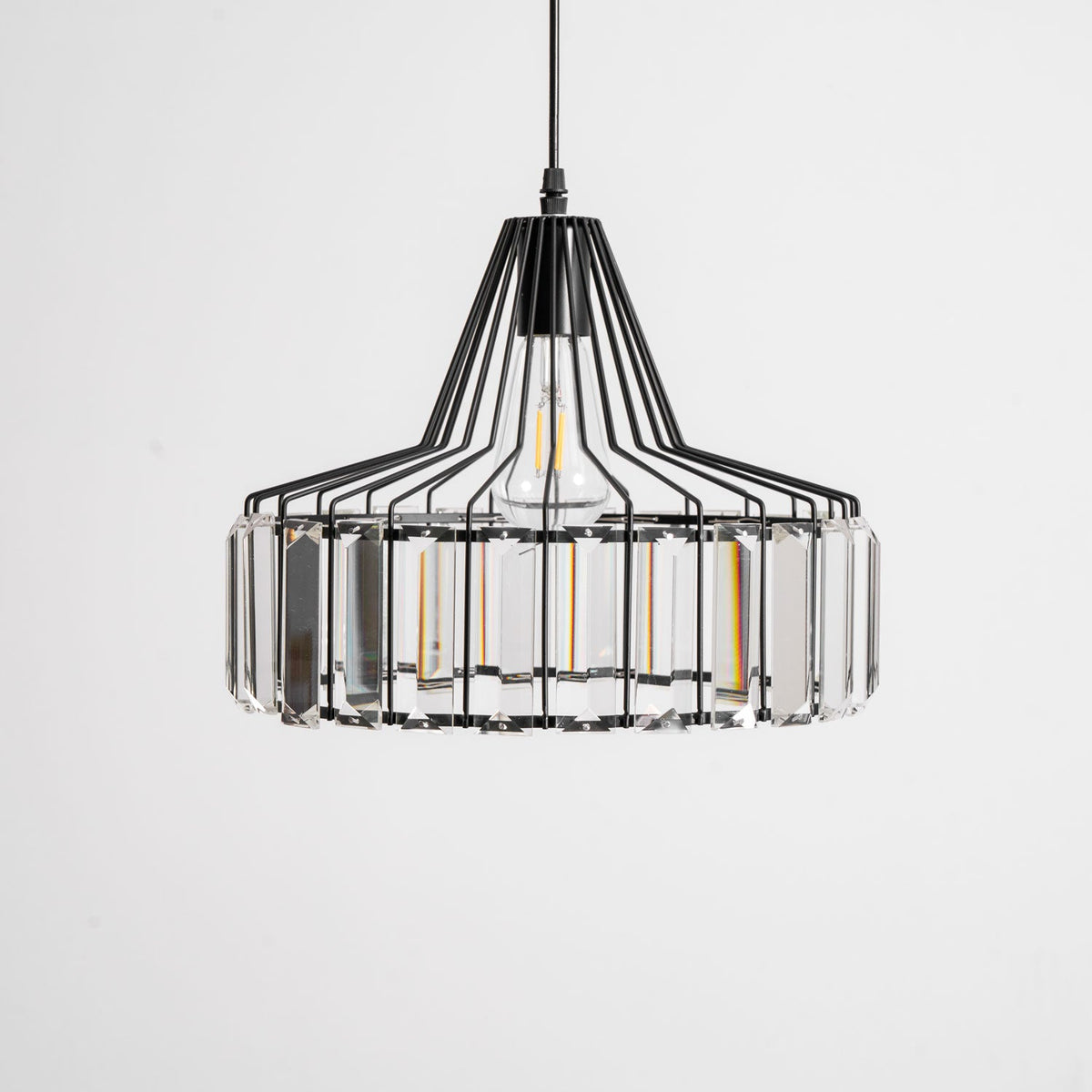 Lampada a sospensione Crystal Drum