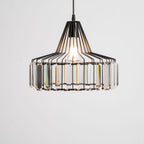 Lampada a sospensione Crystal Drum