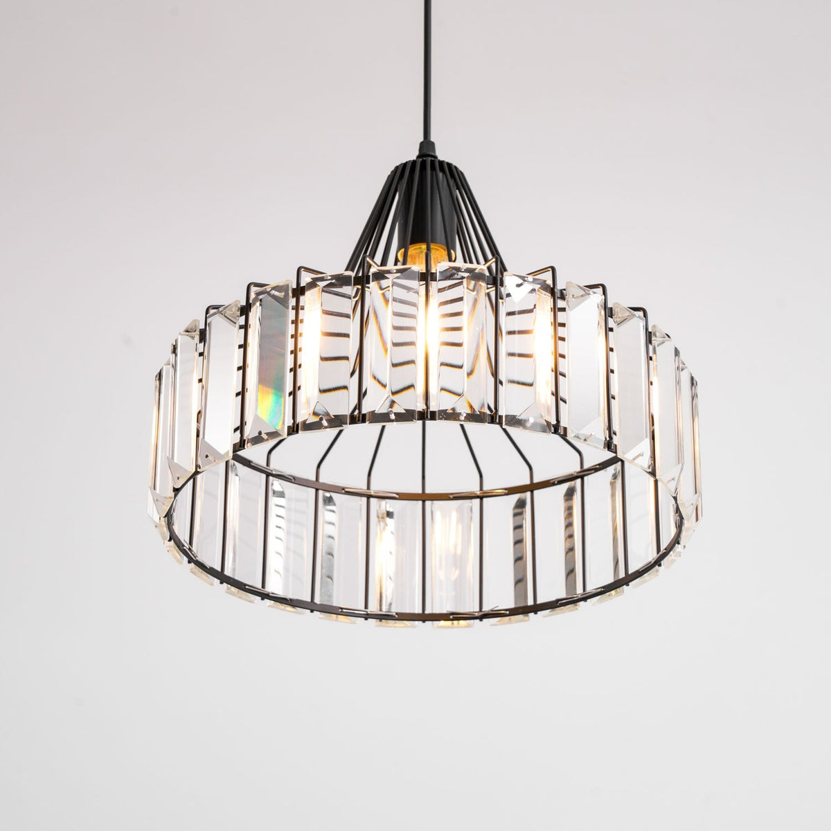Lampada a sospensione Crystal Drum