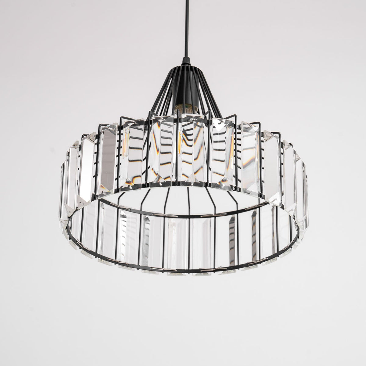 Lampada a sospensione Crystal Drum
