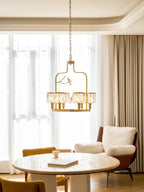 Lampadario Crystal Bird