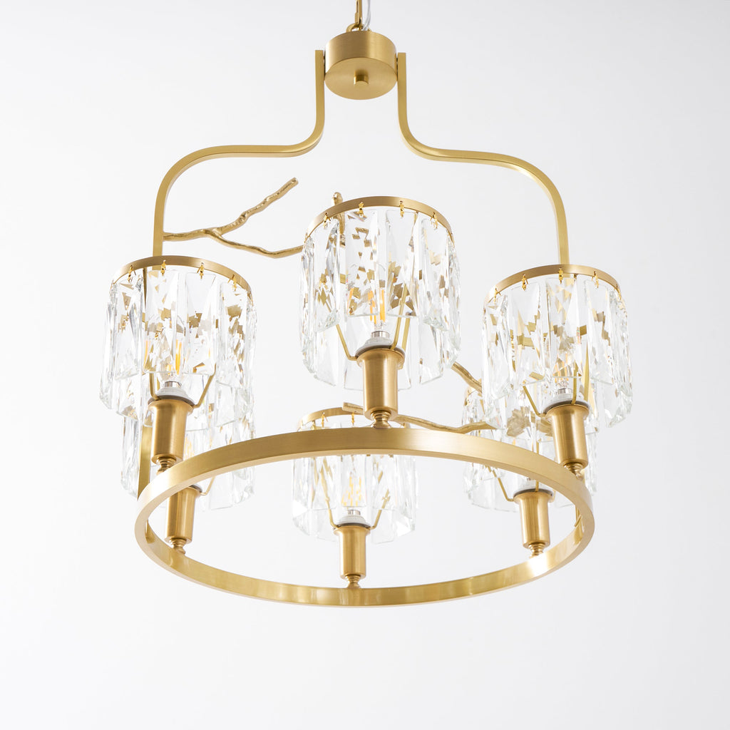 Lampadario Crystal Bird