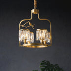 Lampadario Crystal Bird