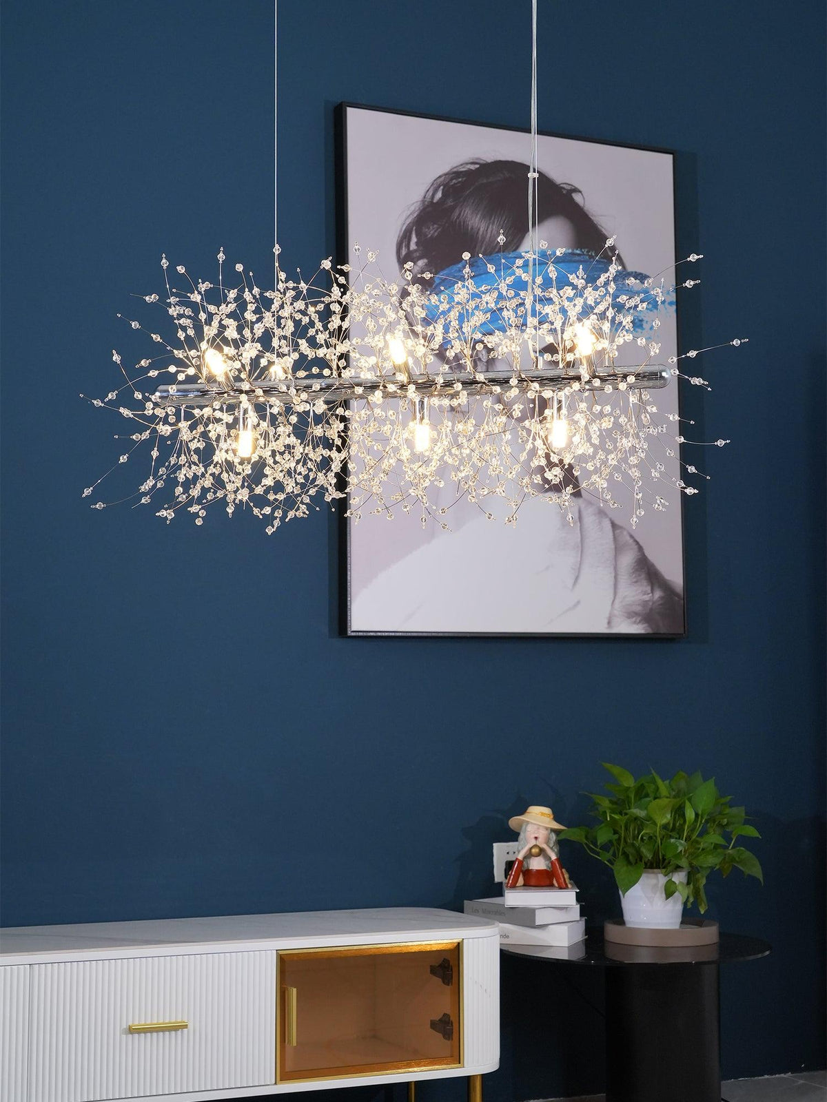 Lampadario Cristallo Dente di Leone