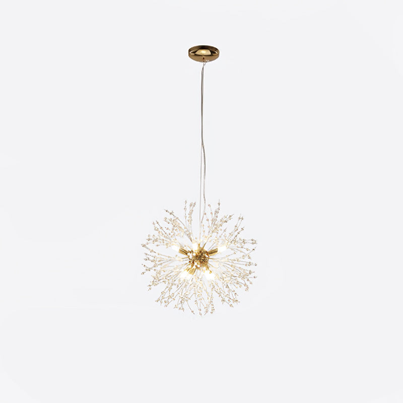 Lampadario Cristallo Dente di Leone