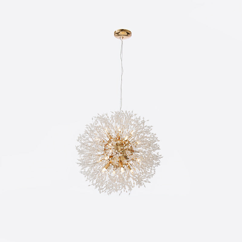 Lampadario Cristallo Dente di Leone